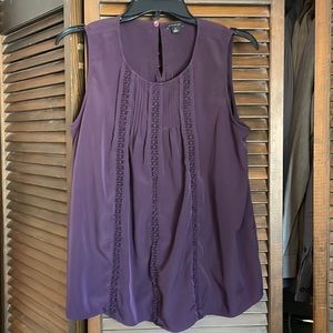 Ann Taylor Plum Sleeveless.